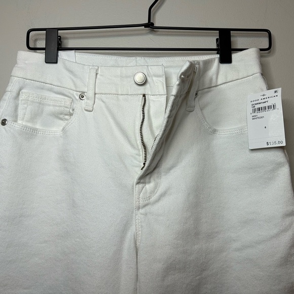Good American Women’s Good Classic Bootcut Jeans White High Rise NWT 6/28 - Picture 11 of 13